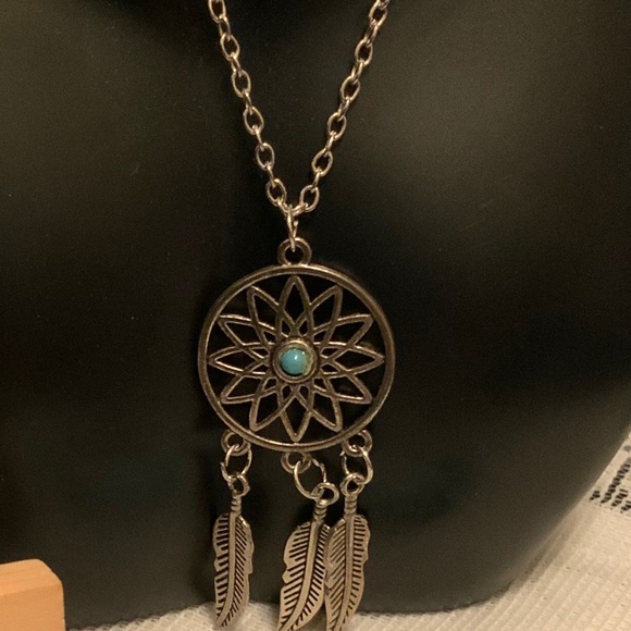 Turquoise Dream Catcher Jewelry Set - Picture 2 of 3